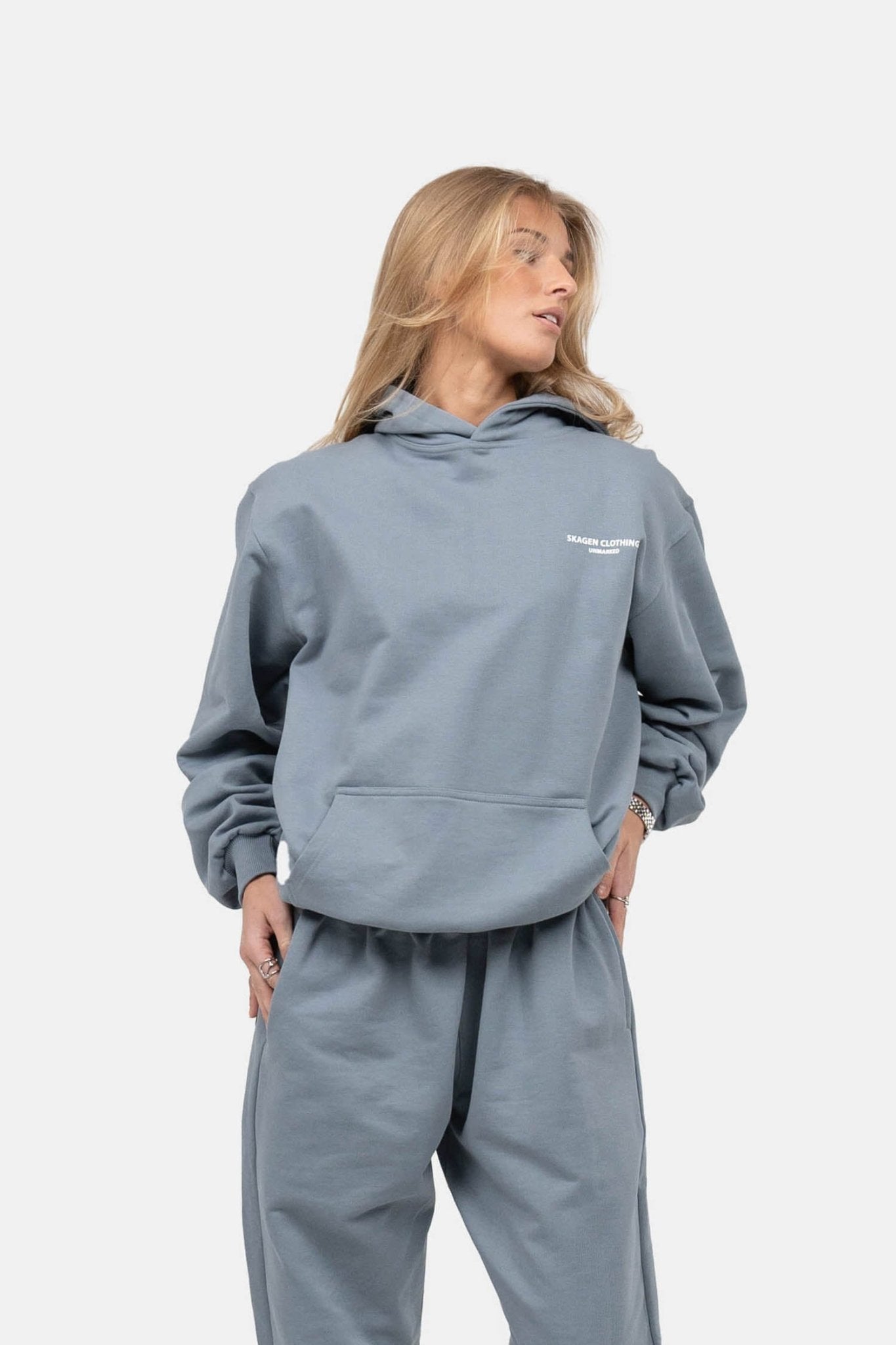 UNMARKED Hoodie Blå | Skagen-clothing.dk